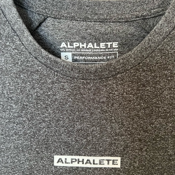 Alphalete Union Short Sleeve T-Shirt / Oreo / Small - Picture 2 of 3